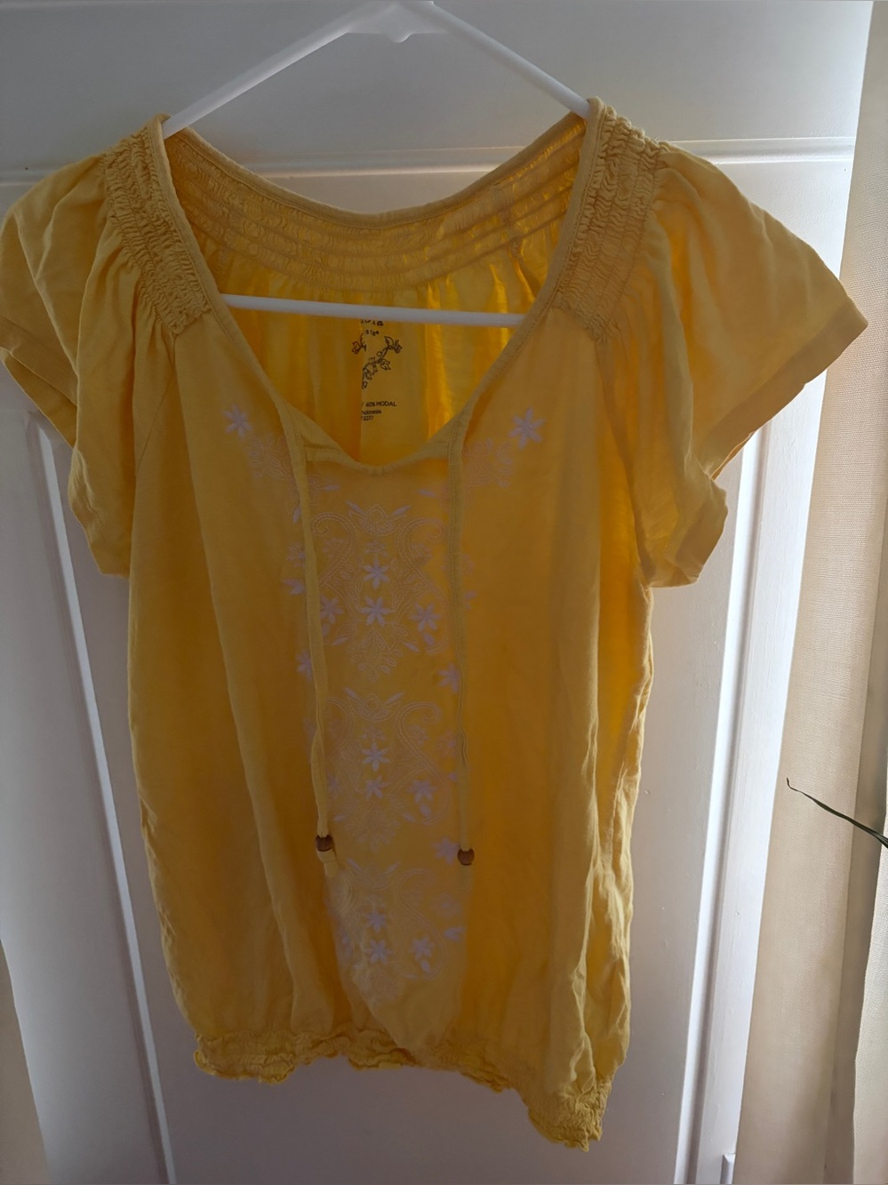 Sonoma Yellow Blouse Size M